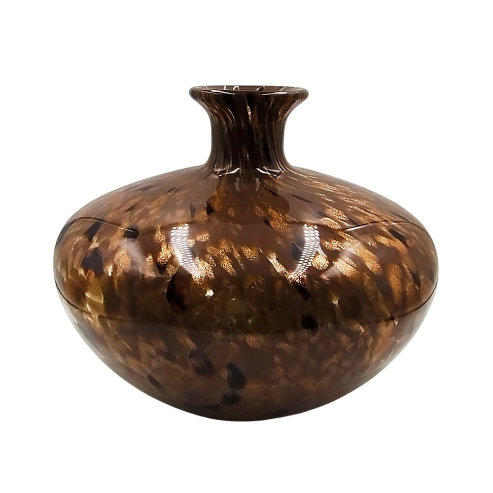 1960s Gorgeous  Vase in Murano Glass. Made in Italy